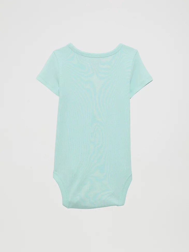 body in maglia con grafica western per bambina color verde acqua