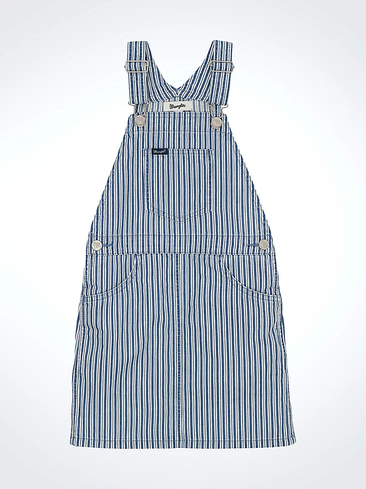 gonna a righe wrangler per bambina blu