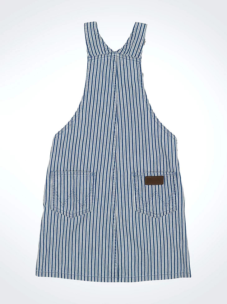 gonna a righe wrangler per bambina blu