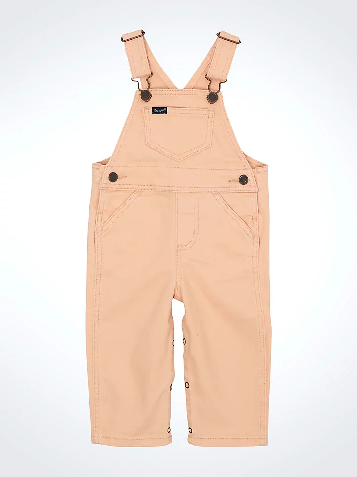 salopette di jeans rosa per bambina