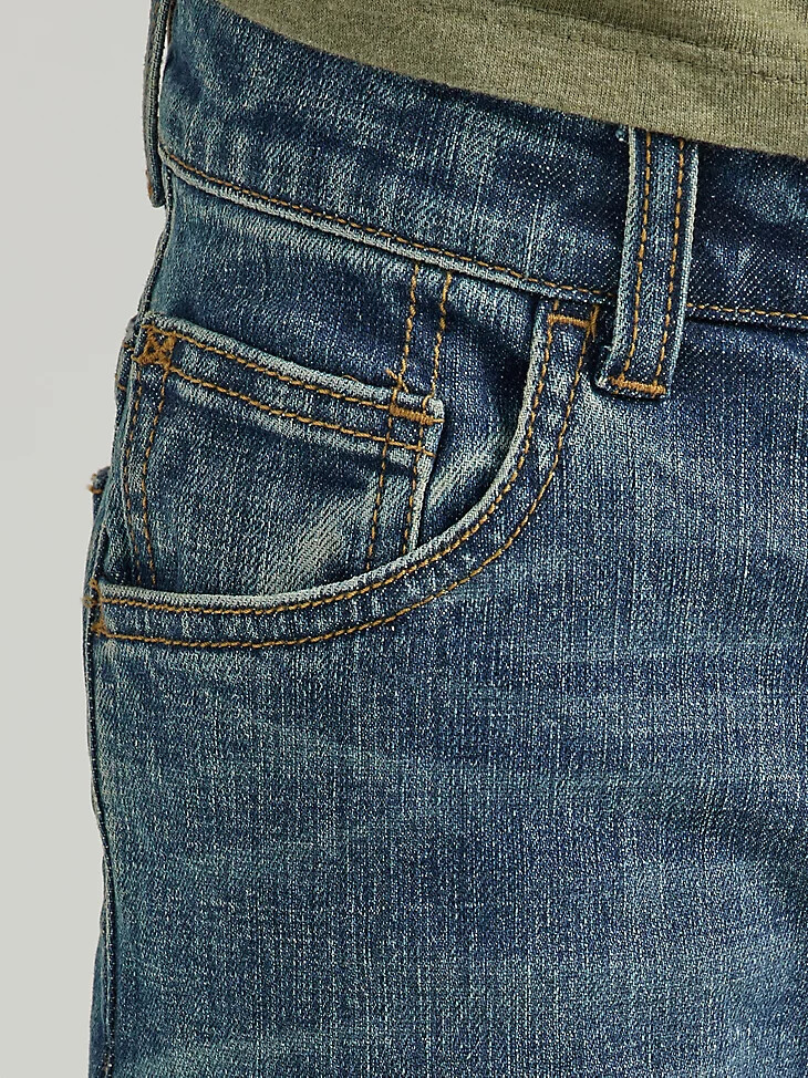 jeans bootcut elasticizzati wrangler five star classic da ragazzo 8-16 wasteland
