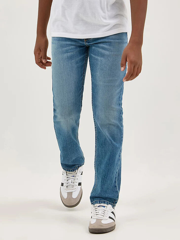 jeans slim elasticizzati all day flex da ragazzo colore coyote