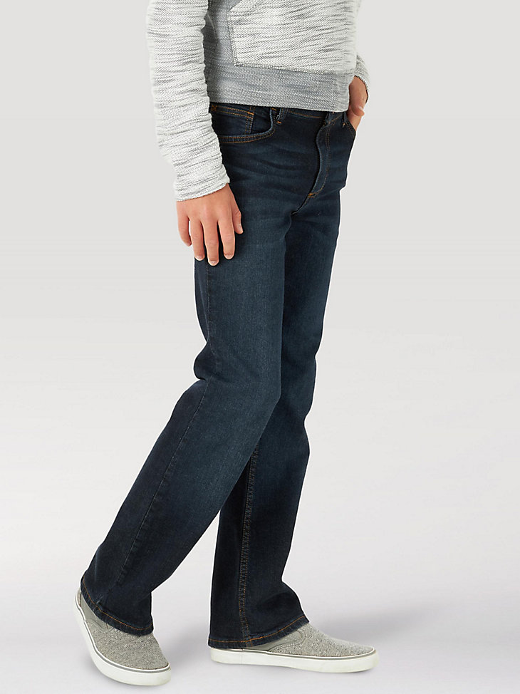 jeans bootcut wrangler five star flex da ragazzo 8-16 indaco intenso