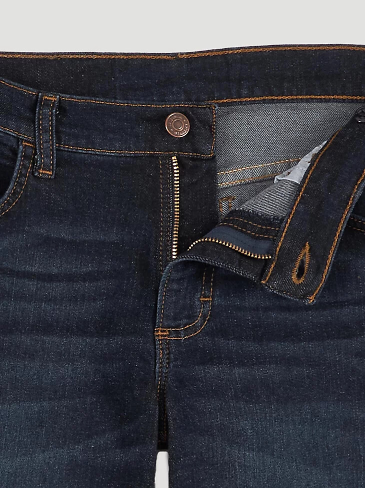 jeans bootcut wrangler five star flex da ragazzo 8-16 indaco intenso