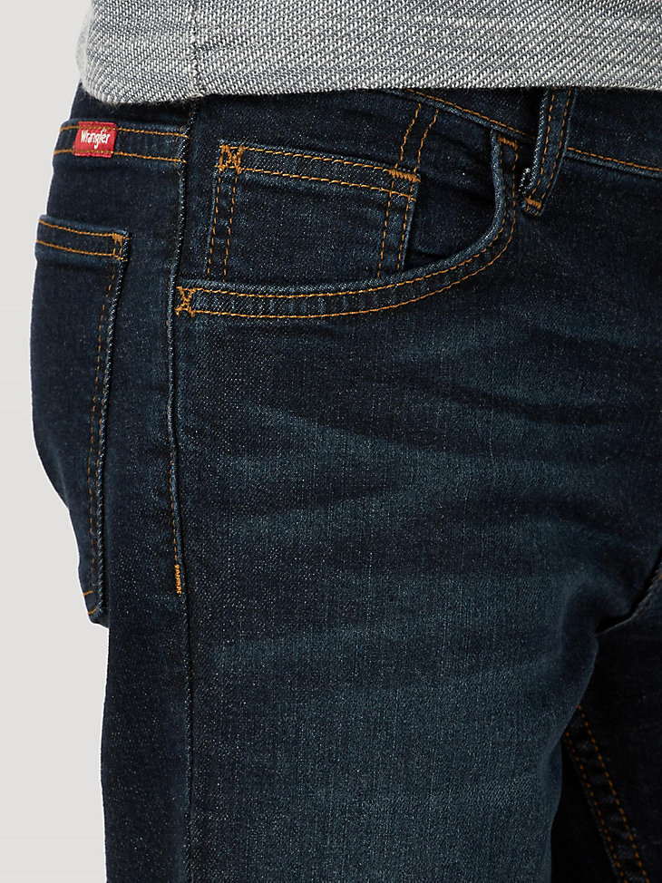 jeans bootcut wrangler five star flex da ragazzo 8-16 indaco intenso