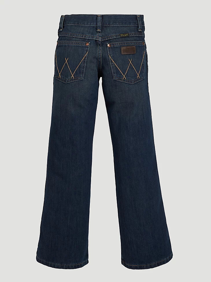 jeans bootcut rilassati wrangler retro per bambini piccoli colore cielo notturno
