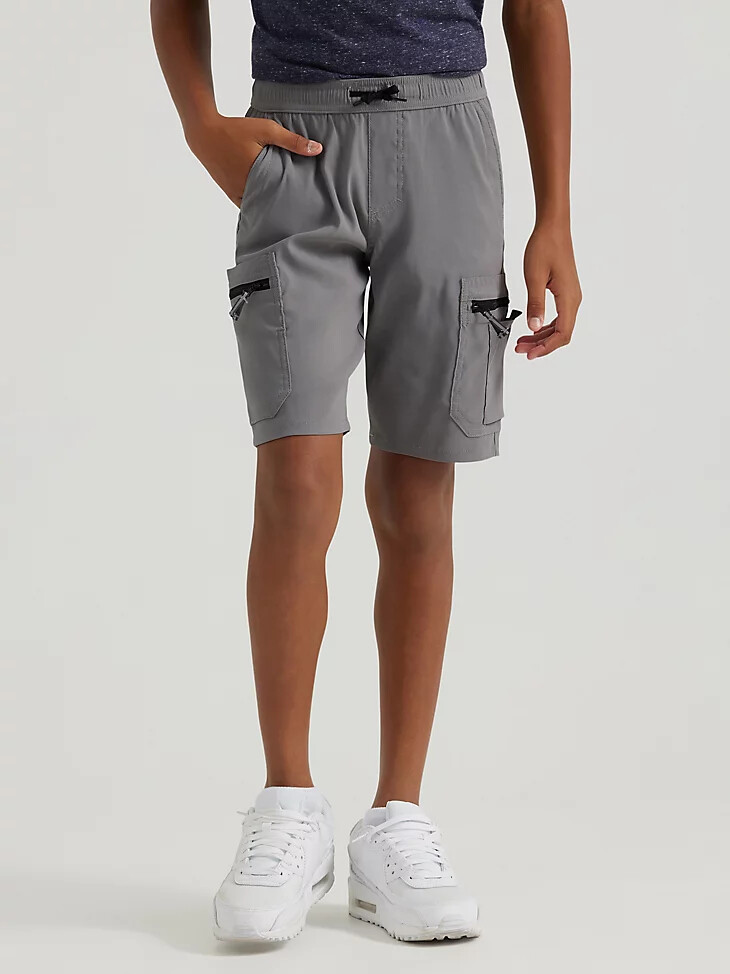 pantaloncini cargo tecnici da ragazzo quiet shade