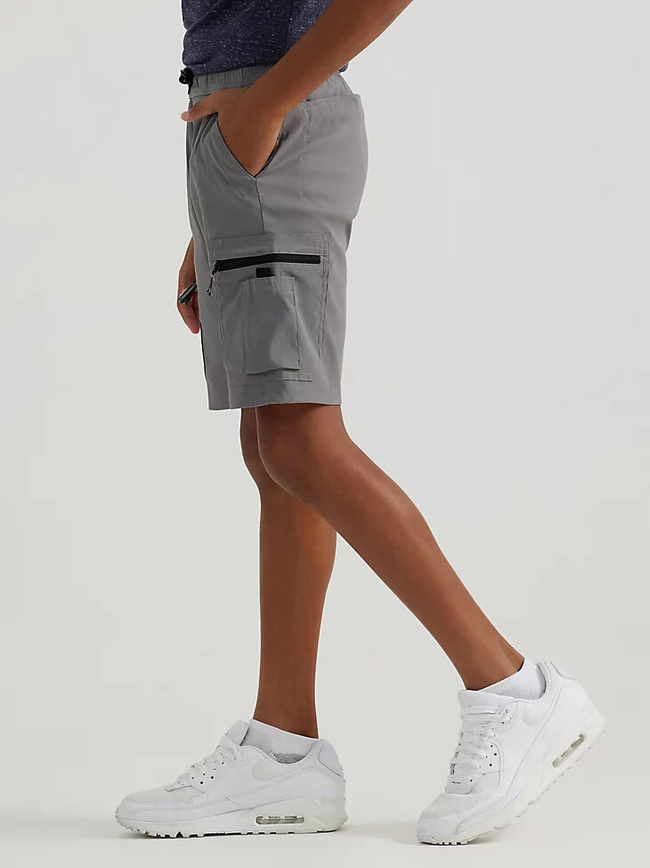 pantaloncini cargo tecnici da ragazzo quiet shade