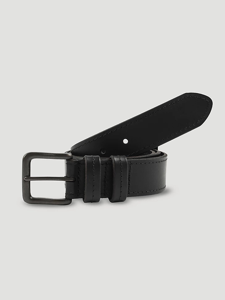 cintura da uomo con cuciture pull-up nera