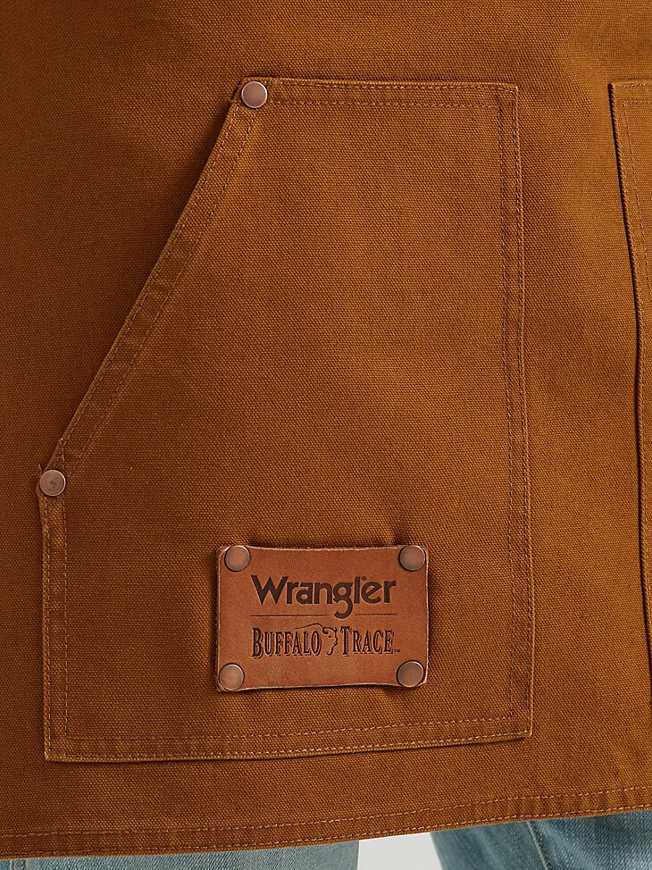 grembiule kilderkin wrangler x buffalo trace in pelle di bufalo