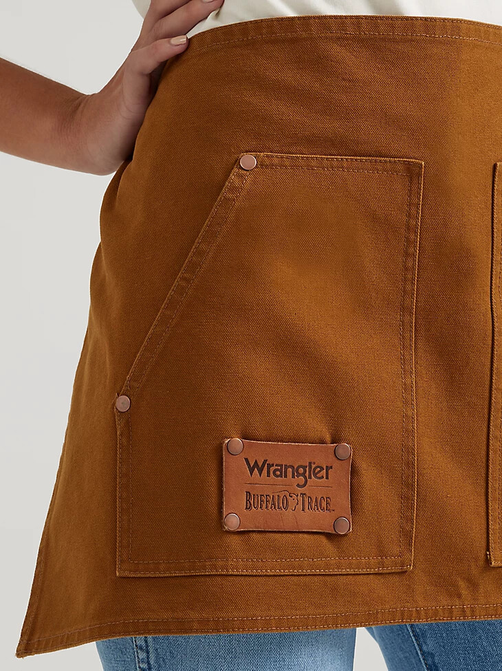 grembiule kilderkin wrangler x buffalo trace in pelle di bufalo