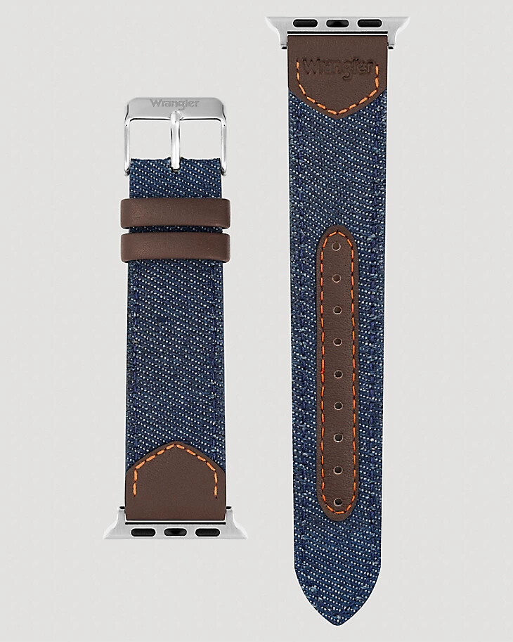 cinturino universale per orologio in pelle denim denim