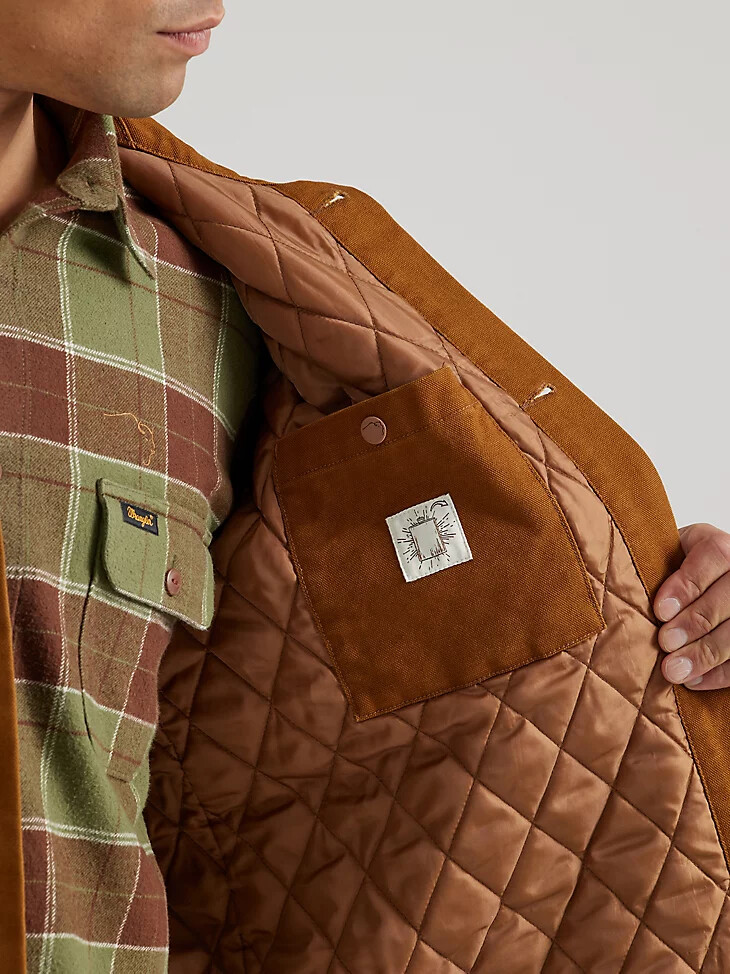 giacca distillers da uomo wrangler x buffalo trace stile antico