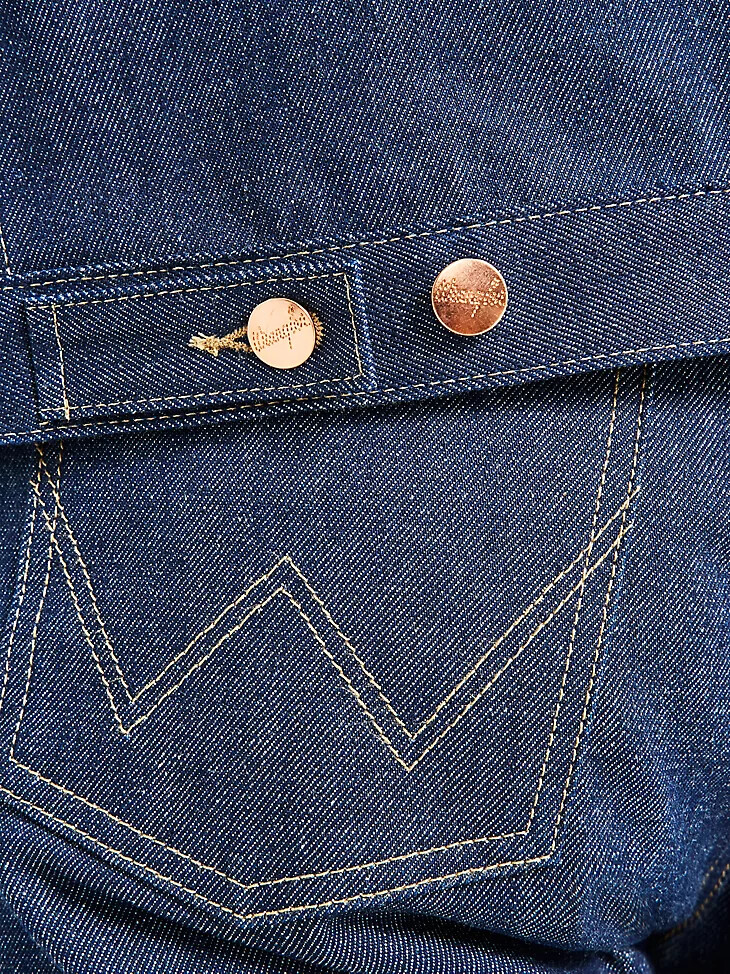 giacca da uomo cone denim white oak sevedge raw indigo