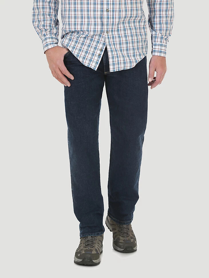 jeans wrangler rugged wear performance series relaxed fit dark stone