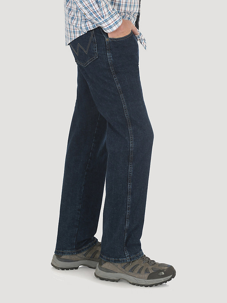 jeans wrangler rugged wear performance series relaxed fit dark stone