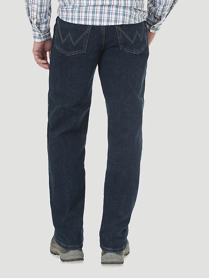 jeans wrangler rugged wear performance series relaxed fit dark stone