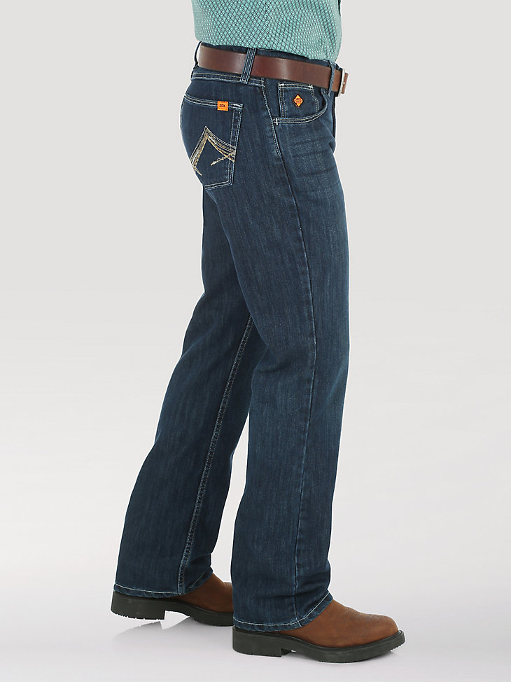 lavaggio con risciacquo per jeans da stivale vintage wrangler fr flame-resistant 20x