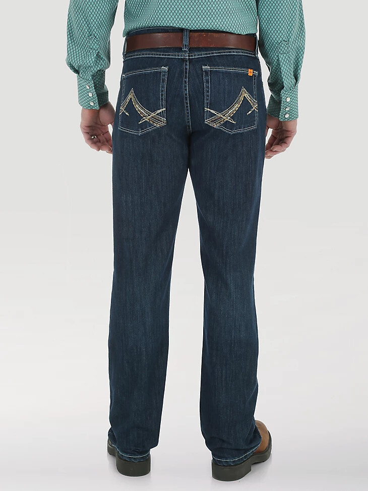 lavaggio con risciacquo per jeans da stivale vintage wrangler fr flame-resistant 20x