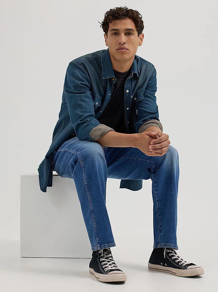 jeans affusolati rilassati da uomo seventeen