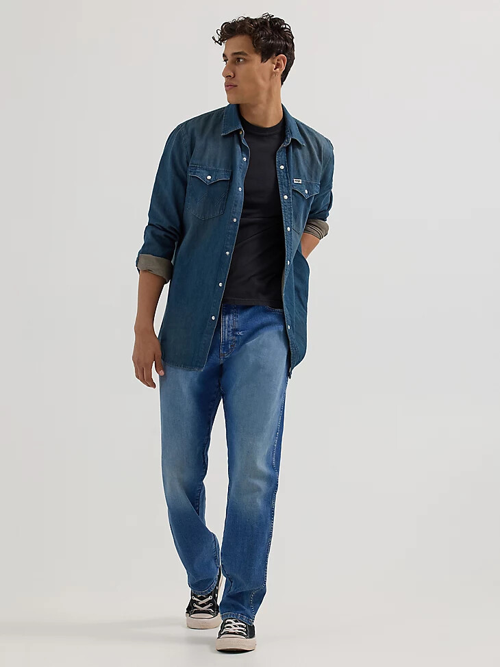 jeans affusolati rilassati da uomo seventeen