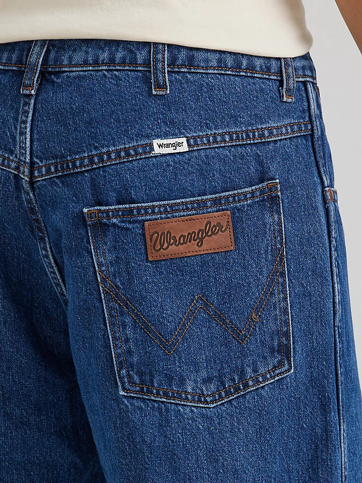 jeans larghi da uomo modello cowboy lavaggio medio