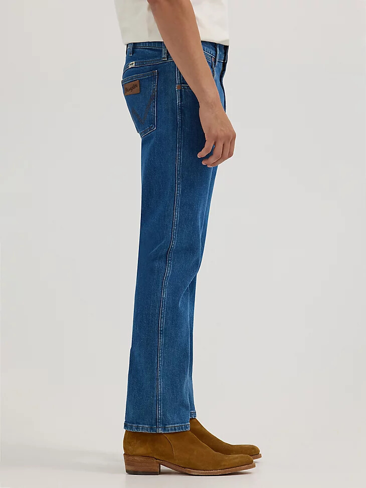 jeans bootcut da uomo lavaggio chiaro stile cowboy