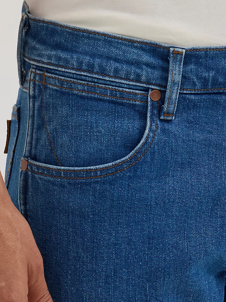 jeans bootcut da uomo lavaggio chiaro stile cowboy