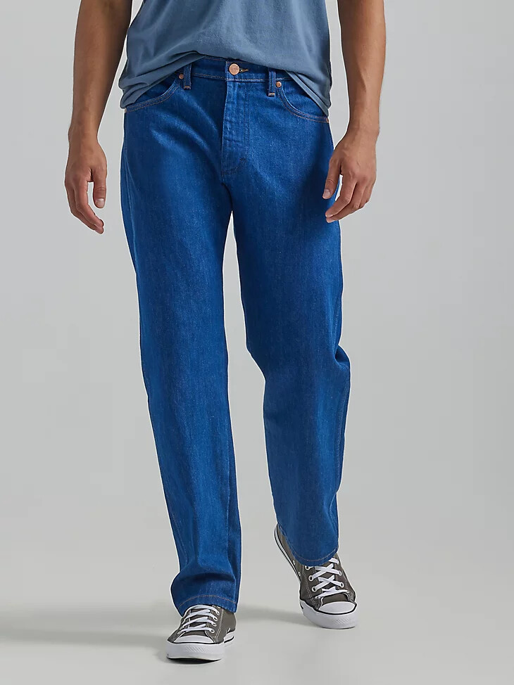 jeans heritage frontier da uomo wrangler blu