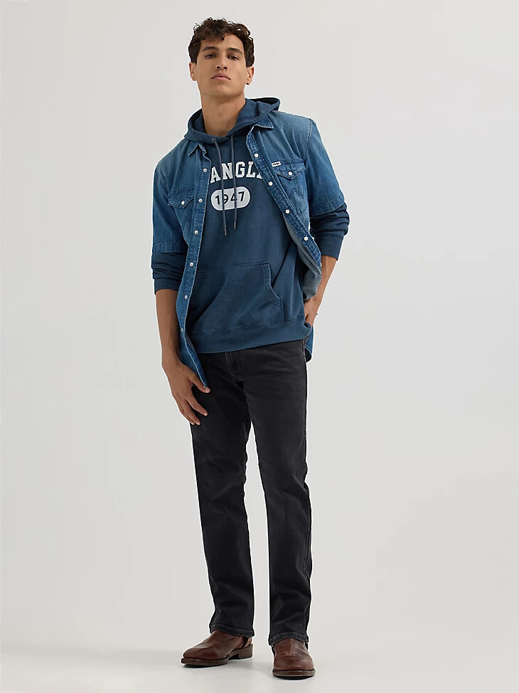 jeans bootcut da uomo night fever neri