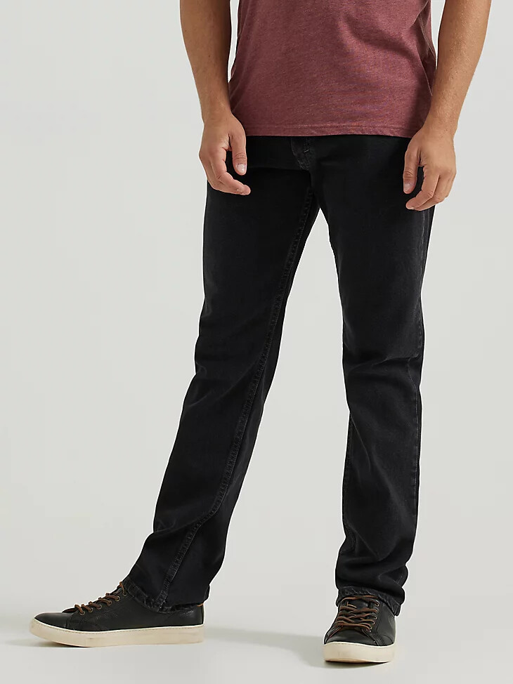 jeans flex da uomo vestibilità atletica lavaggio nero