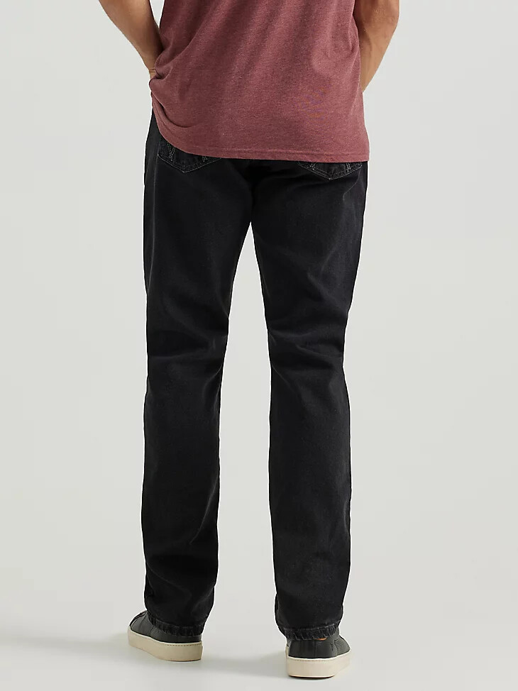 jeans flex da uomo vestibilità atletica lavaggio nero