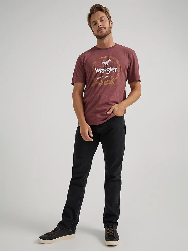 jeans flex da uomo vestibilità atletica lavaggio nero