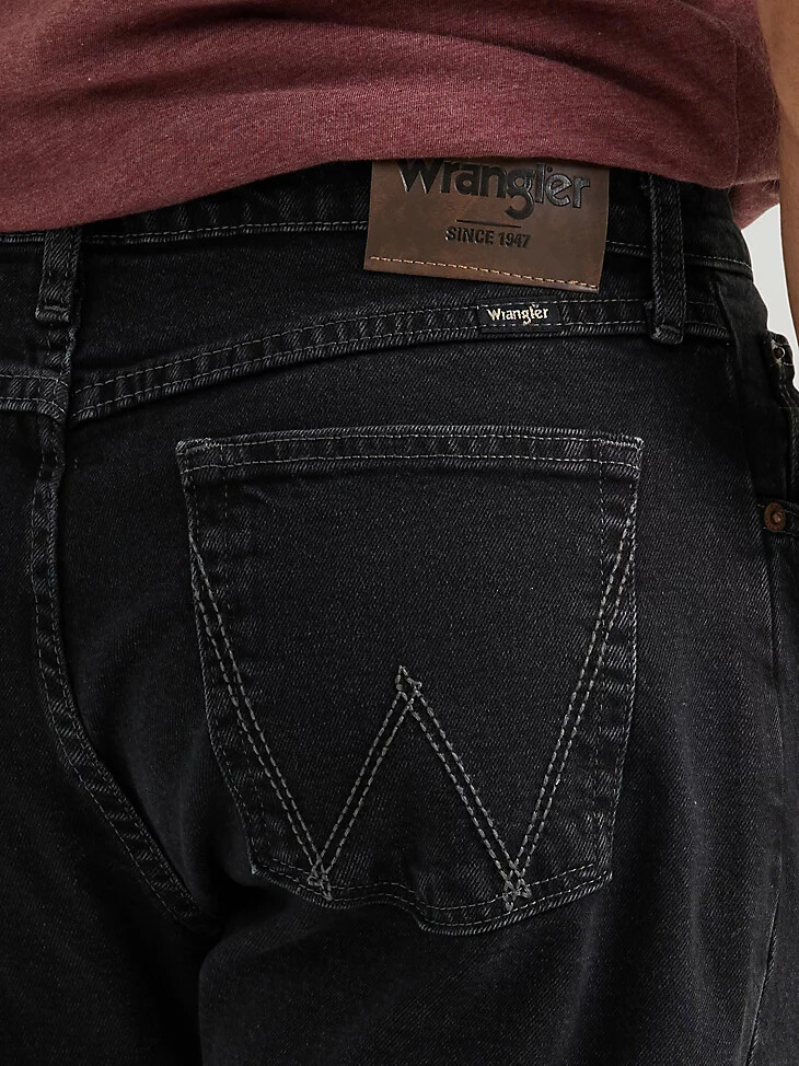 jeans flex da uomo vestibilità atletica lavaggio nero