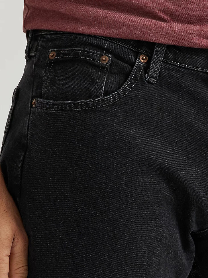 jeans flex da uomo vestibilità atletica lavaggio nero