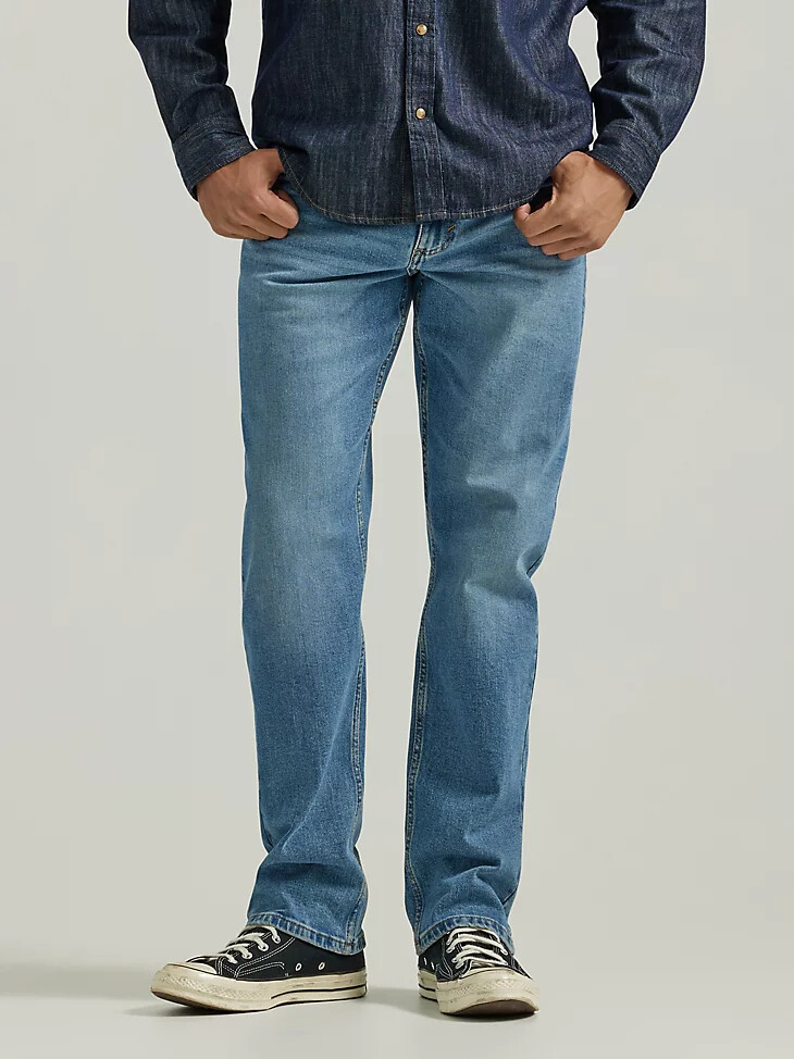 jeans flex da uomo regular fit lavaggio chiaro
