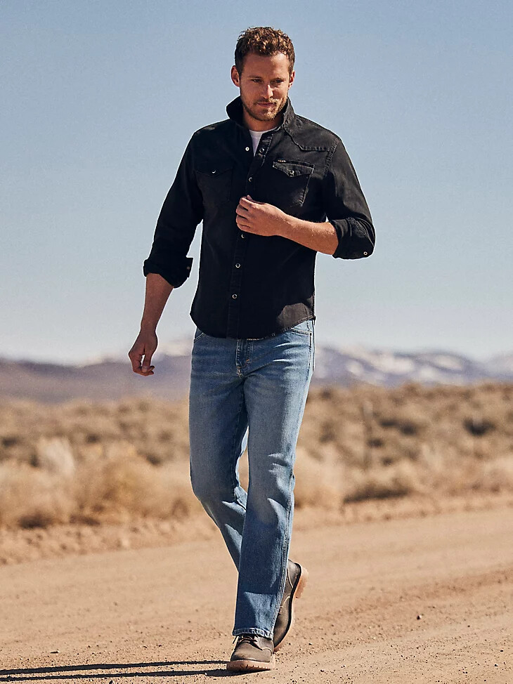jeans flex da uomo regular fit lavaggio chiaro