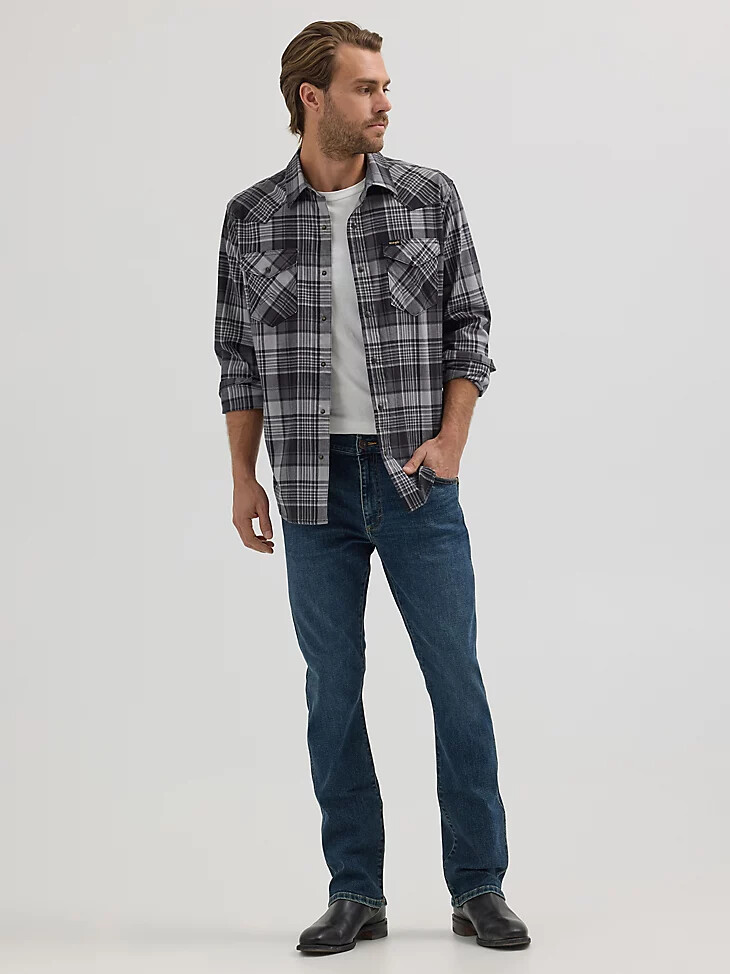 jeans classici da uomo con gambale zoppicante
