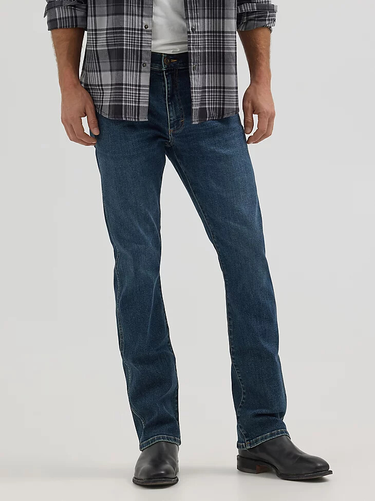 jeans classici da uomo con gambale zoppicante