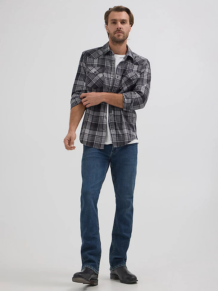 jeans classici da uomo con gambale zoppicante