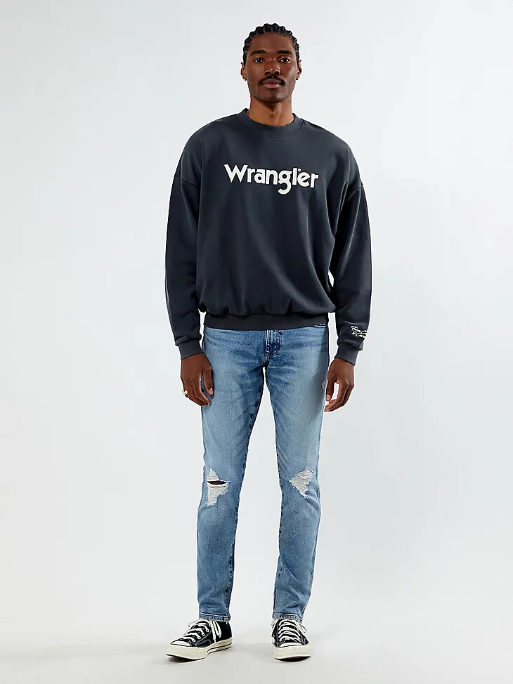 jeans slim dritti da uomo wrangler x pacsun middlin