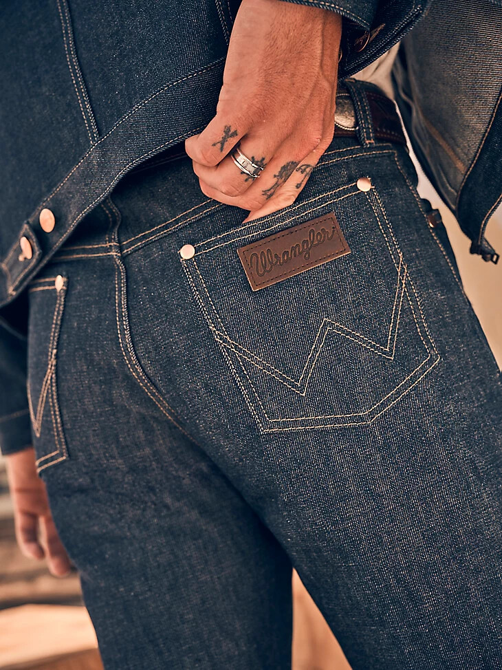 jeans da uomo cone denim white oak sevedge colore raw indigo