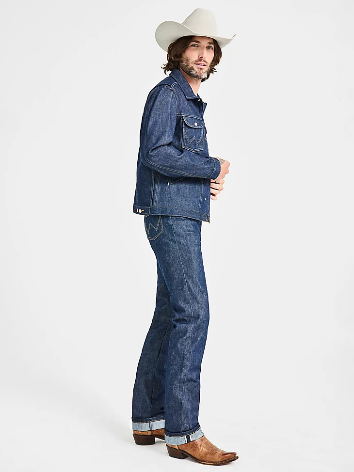 jeans da uomo cone denim white oak sevedge colore raw indigo
