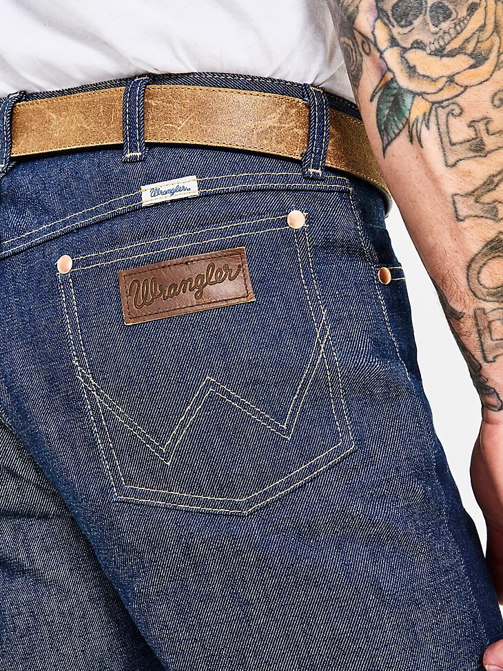 jeans da uomo cone denim white oak sevedge colore raw indigo