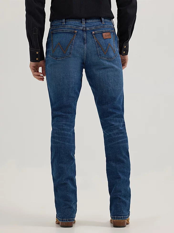 jeans bootcut wrangler retro relaxed fit da uomo lewiston