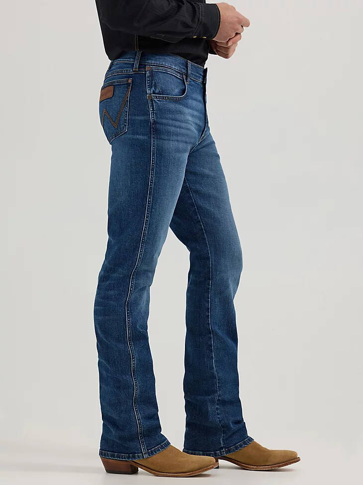 jeans bootcut wrangler retro relaxed fit da uomo lewiston