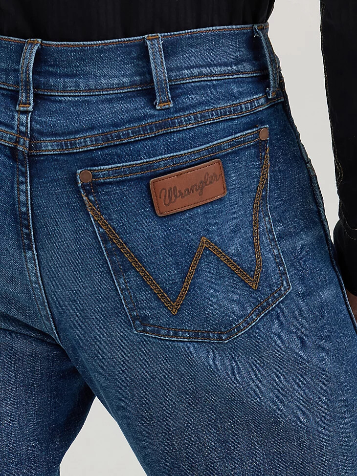 jeans bootcut wrangler retro relaxed fit da uomo lewiston