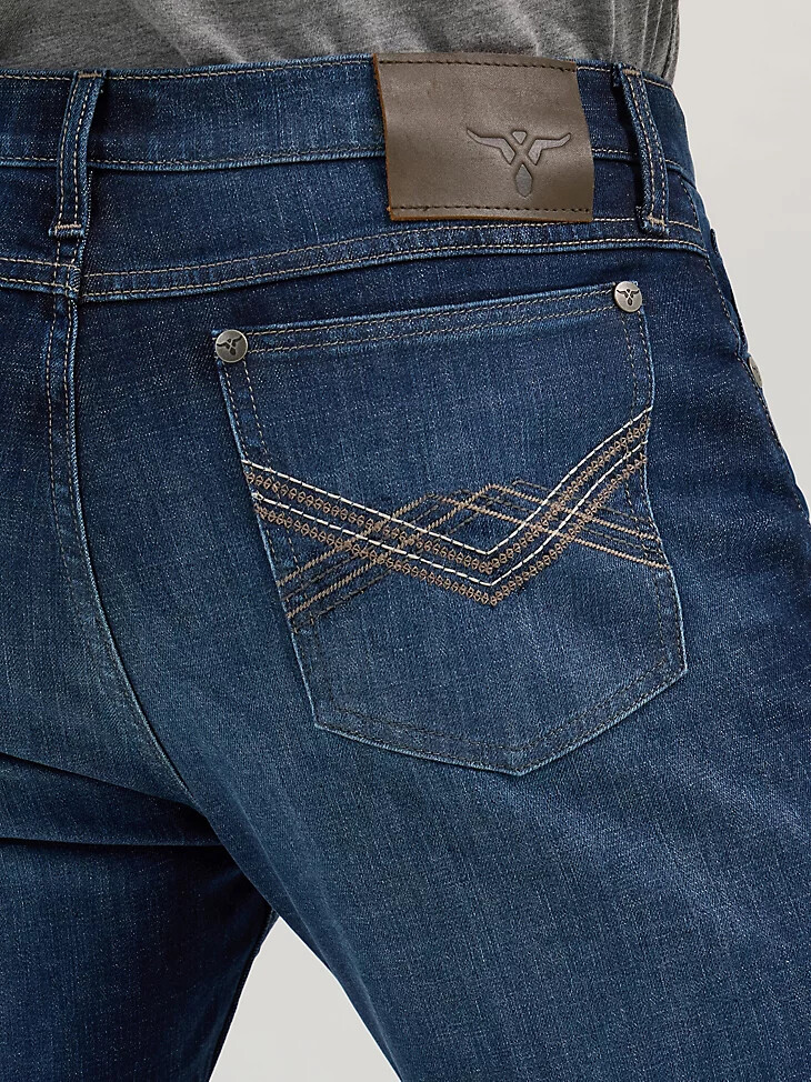 jeans da uomo wrangler 20x n. 44 slim fit a gamba dritta brockton