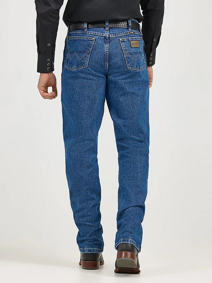 jeans george strait cowboy cut relaxed fit denim pesante effetto pietra
