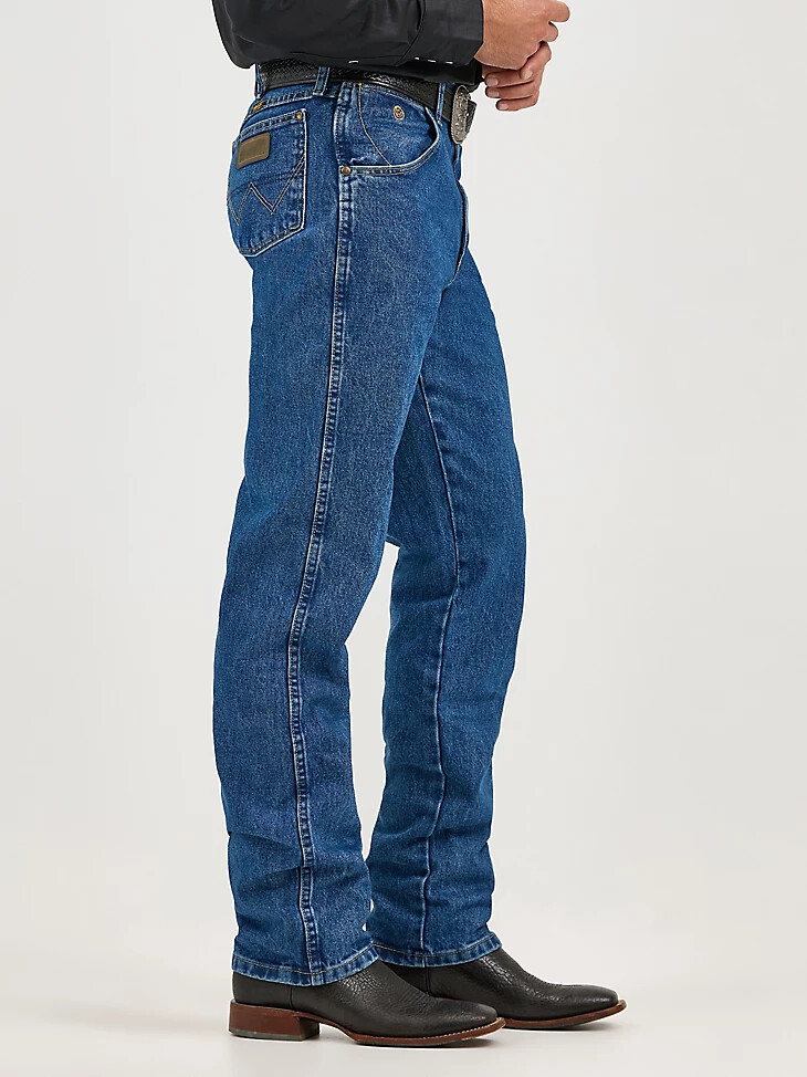 jeans george strait cowboy cut relaxed fit denim pesante effetto pietra